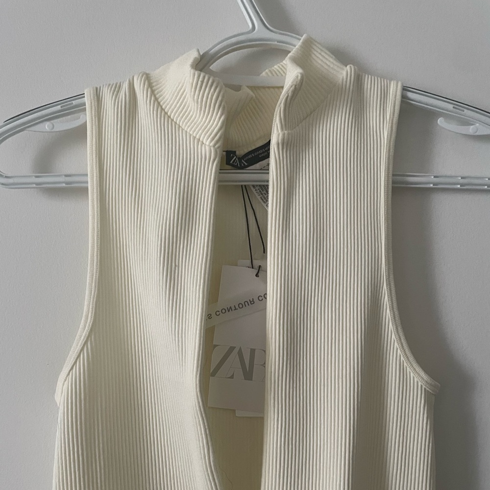 Zara Seamless Cream Size XS-S Jumpsuit NEVER WORN